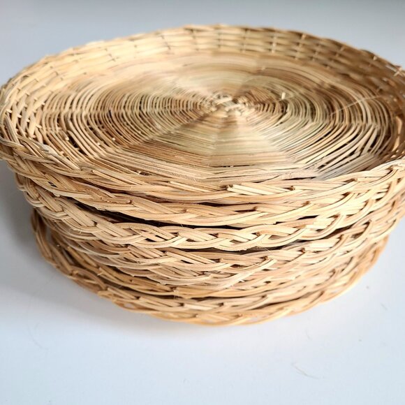 9 wicker basket platers. Wall decor. - Picture 4 of 4